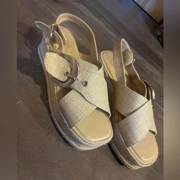 Marc Fisher Renda Slingback Espadrille Platform Wedge Sandal - Picture 5 of 5